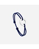 Middernachtblauwe vergulde ellipsarmband