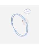 Louis Cible - Braccialetto placcato in argento, 16 mm, per bambini, colore: Azzurro