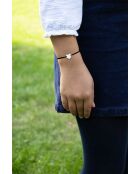 Bracelet Coeur enfant plaqué argent bleu ciel