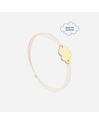 Weißvergoldetes Wolkenarmband für Kinder