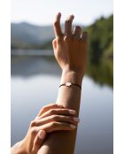 Schwarzes vergoldetes Wolkenarmband