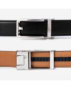 Ceinture automatique en cuir Marlo noire