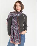 Étole 100% Laine café - 180x70 cm