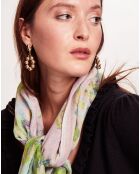 Etole 100% Laine rose pâle - 80x190 cm