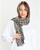 Étole 100% Laine forêt - 155x50 cm