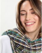 Étole 100% Laine forêt - 155x50 cm