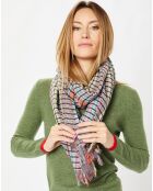 Étole 100% Laine avocat - 70x180 cm