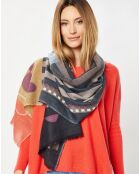 Étole 100% Laine ardoise - 60x180 cm