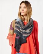 Étole 100% Laine ardoise - 60x180 cm