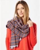 Étole 100% Laine acajou - 70x175 cm