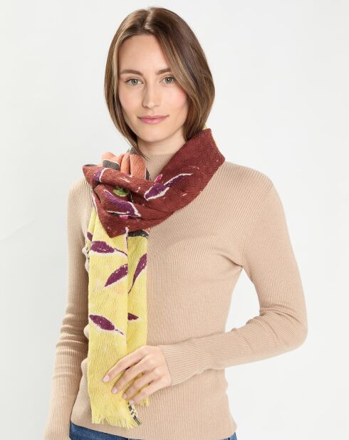 Étole 100% Laine multicolore - 180x70 cm