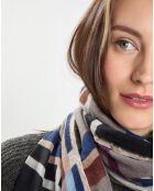 Etole en Laine, Soie & Cachemire vanille - 190x80 cm