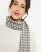 Etole 100% Laine Malou grise - 70x180 cm