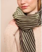 Foulard en 100% Laine vert 104x200 cm