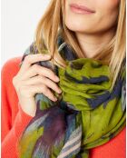 Étole 100% Laine wasabi - 90x200 cm