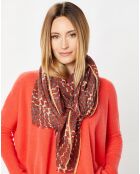 Étole 100% Laine castania - 80x190 cm