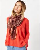 Étole 100% Laine castania - 80x190 cm