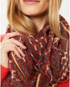 Étole 100% Laine castania - 80x190 cm