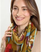 Etole en Laine, Soie & Cachemire bronze - 180x70 cm