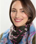 Carré en Laine, Soie & Cachemire a-pine - 75x75 cm