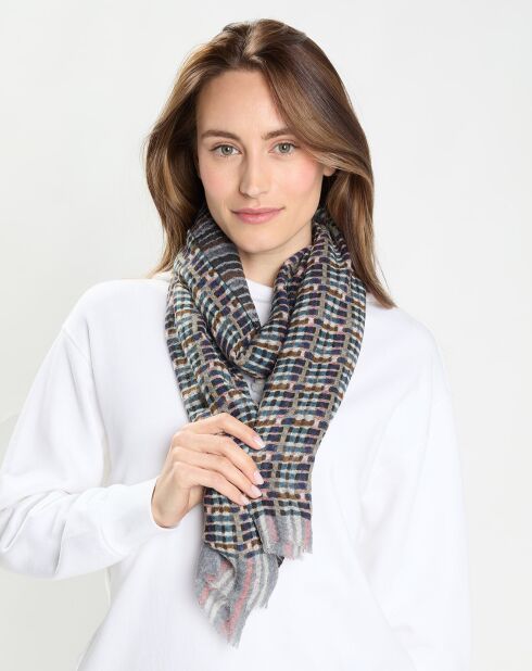 Étole 100% Laine anthracite - 180x70 cm