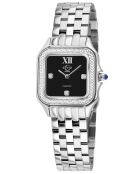 Montre Milan Femme Quartz en Acier & Diamants argentée