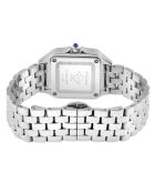 Montre Milan Femme Quartz en Acier & Diamants argentée