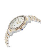 Montre Spello II Femme Quartz en Acier & Diamants argenté/doré