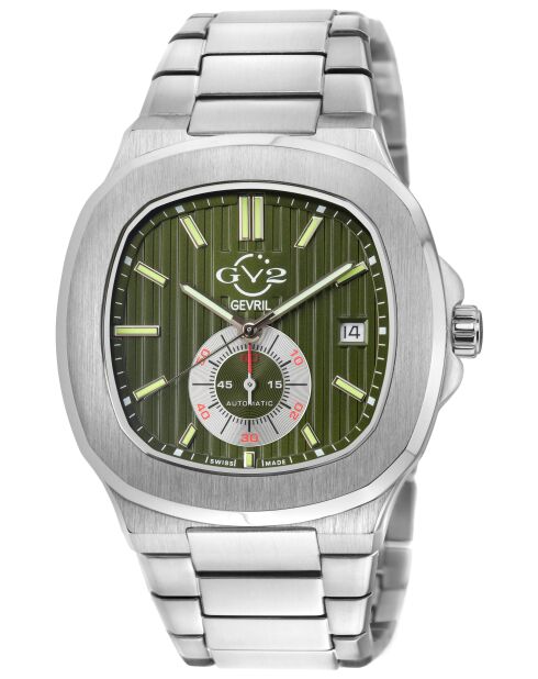 Montre Potente Homme Automatique en Acier argentée