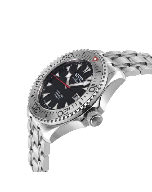 Montre Hudson Yards Homme Automatique en Acier argentée