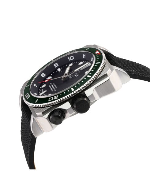 Montre XO Submarine Homme Automatique en Toile noire