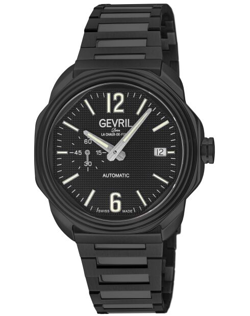 Montre Roosevelt Homme Automatique en Acier noire