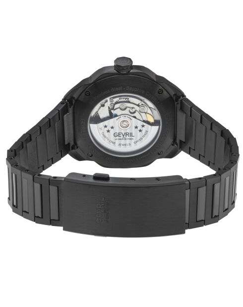 Montre Roosevelt Homme Automatique en Acier noire