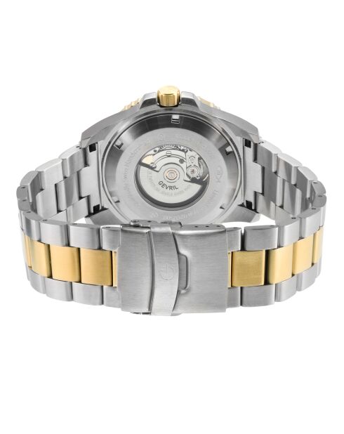 Montre Canal Street Homme Automatique en Acier argenté/doré