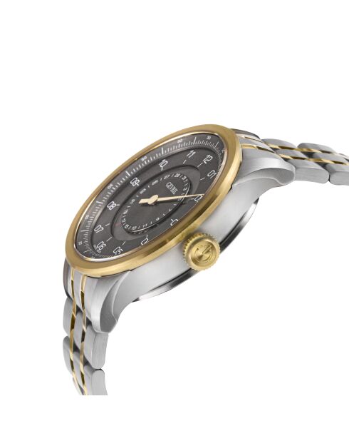 Montre Jones St Homme Automatique en Acier doré/argenté