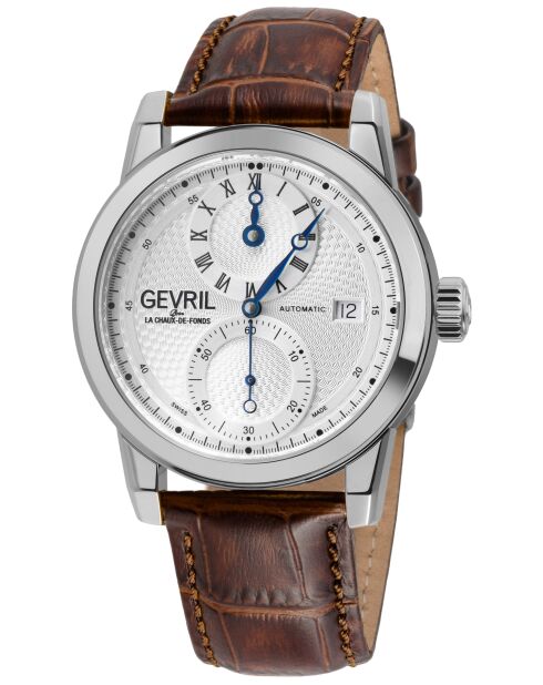 Montre Gramercy Homme Automatique en Cuir marron