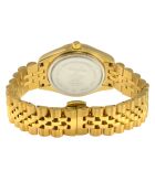 Montre Naples Femme Quartz en Acier & Diamants dorée