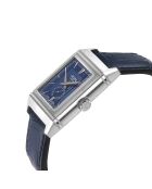 Montre Time Square Homme Automatique en Cuir bleue