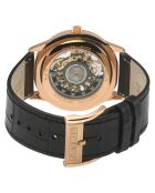 Montre Five Points Homme Automatique en Cuir noire