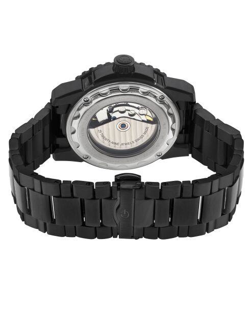 Montre Seacloud Homme Automatique en Acier noire