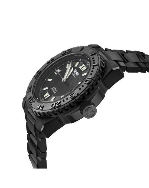 Montre Seacloud Homme Automatique en Acier noire