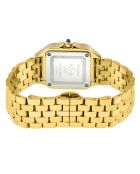 Montre Milan Femme Quartz en Acier & Diamants dorée