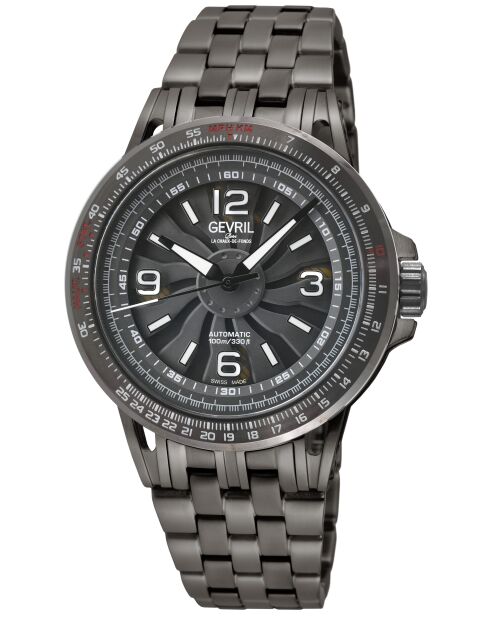 Montre Wind Master Homme Automatique en Acier gris foncé