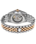 Montre West Village Homme Automatique en Acier argenté/rose doré