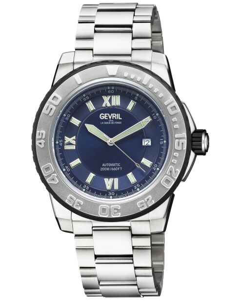 Montre Seacloud Homme Automatique en Acier argentée