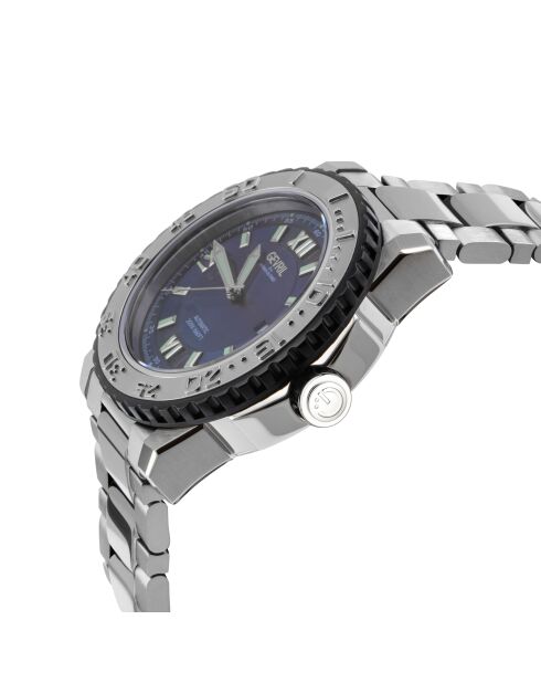 Montre Seacloud Homme Automatique en Acier argentée