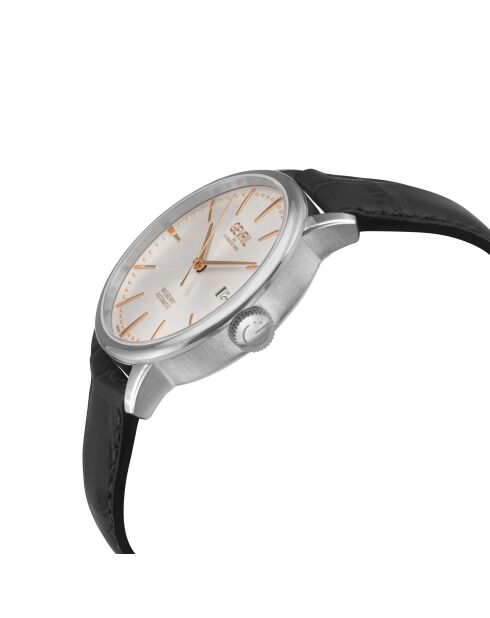 Montre Mulberry Homme Automatique en Cuir noire