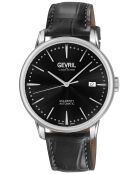 Montre Mulberry Homme Automatique en Cuir noire