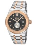 Montre Gotham Homme Automatique en Acier argenté/rose doré