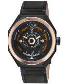 Montre Stella Solare Homme Solaire en Cuir noire